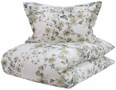 Turiform sengetøy - 140x200 cm - Lilly Beige - Blomstert sengetøy - 100% bomull sateng sengetøysett